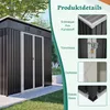 Gartenhaus Geräteschuppen Gerätehaus Metall Lagerschuppen Produktbild-Vorschau 7