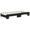 vidaXL Tagesbett Ausziehbar mit Schubladen Schwarz 80x200 Produktbild-Vorschau 6