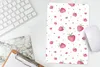 MuchoWow® Mauspad Mousepad Erdbeere - Obst - Weiß - Produktbild-Vorschau 5