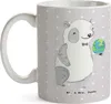 Mr. & Mrs. Panda Tasse Meteorologe Herz - Grau Pastell - Produktbild-Vorschau 3