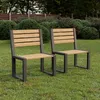 Bankbeine Bankgestell Gartenbank Parkbank Bankfüße Stahl Produktbild-Vorschau 6
