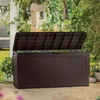 Keter Samoa Rotin Coffre de jardin 270L marron Coffre de Voir les images du produit 16
