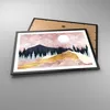 Gerahmtes Poster - Schwarzer Rahmen - Grafik Modern Produktbild-Vorschau 3