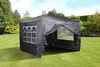 CHILLROI Faltpavillon Dachfläche 300 x 300 cm Anthrazit Produktbild-Vorschau 3