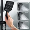 Duschsystem mit Thermostat und Glasablage in Schwarz Produktbild-Vorschau 7