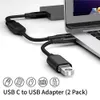INF USB-C-auf-USB-3.0-Adapterkabel 5 Gbit/s Schwarz Produktbild-Vorschau 7