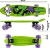 MARVEL Avengers HULK Kinder-Fish-Skateboard, 55 cm, Produktbild-Vorschau 5
