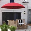 Outsunny Parasol de jardin Parasol droit inclinable rond Voir les images du produit 2