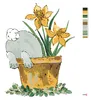 Zuty - Malen nach Zahlen - KANINCHEN IM TOPF (HALEY BUSCH), Produktbild-Vorschau 4