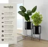 Support de plantes MINE en acier revêtu par poudre - noir Voir les images du produit 2