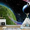 Vlies Fototapete - Space match 300x210 cm Für Kinder Produktbild-Vorschau 1