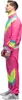 Trainingsanzug „Retro Dude” Herren – Neonrosa M Produktbild-Vorschau 2