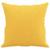 Zierkissen 2 Stk. Hellgelb 40x40 cm Stoff Produktbild-Vorschau 4