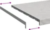 Parapet okna Mramorová textura 80 x 50 x 4,5 cm PVC Náhled obrázku produktu 8