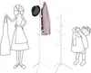 Dřevěný věšák bílý 175cm MODERN Náhled obrázku produktu 12