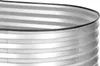 A close-up view of the top edge of a corrugated metal raised garden bed. Anteprima dell’immagine prodotto