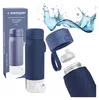 Glasflasche Wessper 700ml, Silikonhülle Wasserfilter Produktbild-Vorschau 1