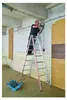Hymer Sprossenstehleiter, beidseitig begehbar, 2x8 Produktbild-Vorschau 6