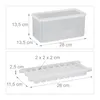 Relaxdays Eiswürfelform Set, 5 Eiswürfelschalen, BPA-frei, Produktbild-Vorschau 4
