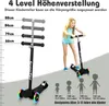Jopassy KinderRoller Kinderscooter Dreiradscooter mit LED Produktbild-Vorschau 8