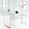 Maclean Klapptisch weiß fahrbar Platte 100x58cm max. 50kg Produktbild-Vorschau 10