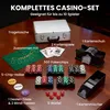 SPORTNOW Pokerkoffer abschließbar Pokerset mit Koffer 500 Produktbild-Vorschau 4