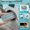 2-in-1 Schuhwaschbeutel Waschmaschine mit Doppel Produktbild-Vorschau 6