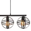Hängeleuchte, Metall, 4 Flammig, Gitter-Optik, H 120 cm Produktbild-Vorschau 9