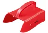 A red berry picker tool with a handle, shown from a diagonal angle against a white background. Anteprima dell’immagine prodotto