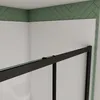Duschspa 120x195cm Schiebetür Schwarz Duschabtrennung 5mm Produktbild-Vorschau 5