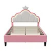 Cama infantil INONEFT, con estructura acolchada de 140x200 Vista previa de la imagen del producto 7