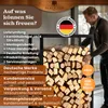 BLACK OAK JACK 120-80 Kaminholzregal 120x80x25cm Metall Produktbild-Vorschau 7
