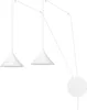 LAMPADA A SOSPENSIONE Emibig 2xE27 60W ABRAMO 2 BIANCA Anteprima dell’immagine prodotto 1