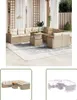 The Living Store 11-tlg. Garten-Sofagarnitur mit Kissen Produktbild-Vorschau 1