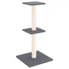 vidaXL Kratzbaum mit Sisal-Kratzsäulen Dunkelgrau 73 cm Produktbild-Vorschau 1