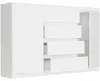 Komoda 160 cm zásuvky dveře skříňka FRAMIRE R-160-S4 bílá Náhled obrázku produktu 5