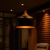 MasterLED Pendelleuchte Lumina Ø30cm Schwarz-Gold E27 – Produktbild-Vorschau 3