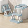 2-in-1 Toilettensitz Kinder mit Treppe,Toilettenaufsatz Produktbild-Vorschau 3
