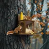 FATIVO Eichhörnchen Futterhaus mit Acrylfenster: Robuste Produktbild-Vorschau 4