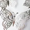 Schmetterlinge an der Wand EL-16766 - Rosa/Gold KP16766 Produktbild-Vorschau 3