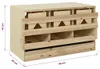 Hniezdo pre sliepky 3 priehradky 96x40x45 cm borovicové Náhľad obrázku produktu 10