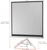 celexon Stativleinwand Economy 158 x 158 cm - White Edition Produktbild-Vorschau 4