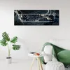 Leinwandbild Geometrische Abstraktion 150x50 Feeby Grau Produktbild-Vorschau 3