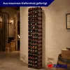 Weinregal NAVARRA aus Holz | HxBxT 219x46x28cm | 64 Produktbild-Vorschau 3