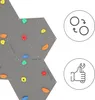 Lezecká Stěna Cube 1 Šedá - Barevné Úchyty Náhled obrázku produktu 3
