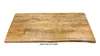 A wooden tabletop with a live edge, presented against a white background. Produktbild-Vorschau