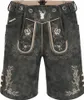PAULGOS Herren Trachten Lederhose Kurz - HK3 - Echtes Leder Produktbild-Vorschau 1