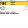 Unterlegscheibe ISO 7090 m.Fase 5 Messing gedreht 100 Stück Produktbild-Vorschau 1