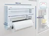 Leifheit Wandrolhouder Parat, keukenrolhouder voor 3 Productafbeelding-voorbeeld 7