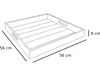 Taca XL marki WDMT™ | 56 x 56 cm | Bardzo duża drewniana Podgląd zdjęcia produktu 7